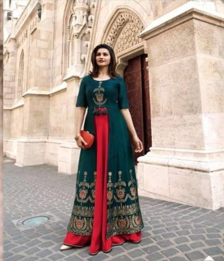 Women’s Printed Rayon Layered Kurti - SVB Ventures